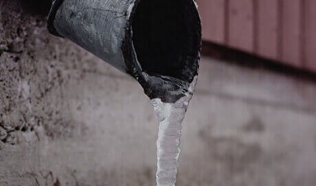 pipe freezing in winter