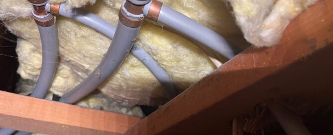 Poly b pipe removal project in Victoria BC